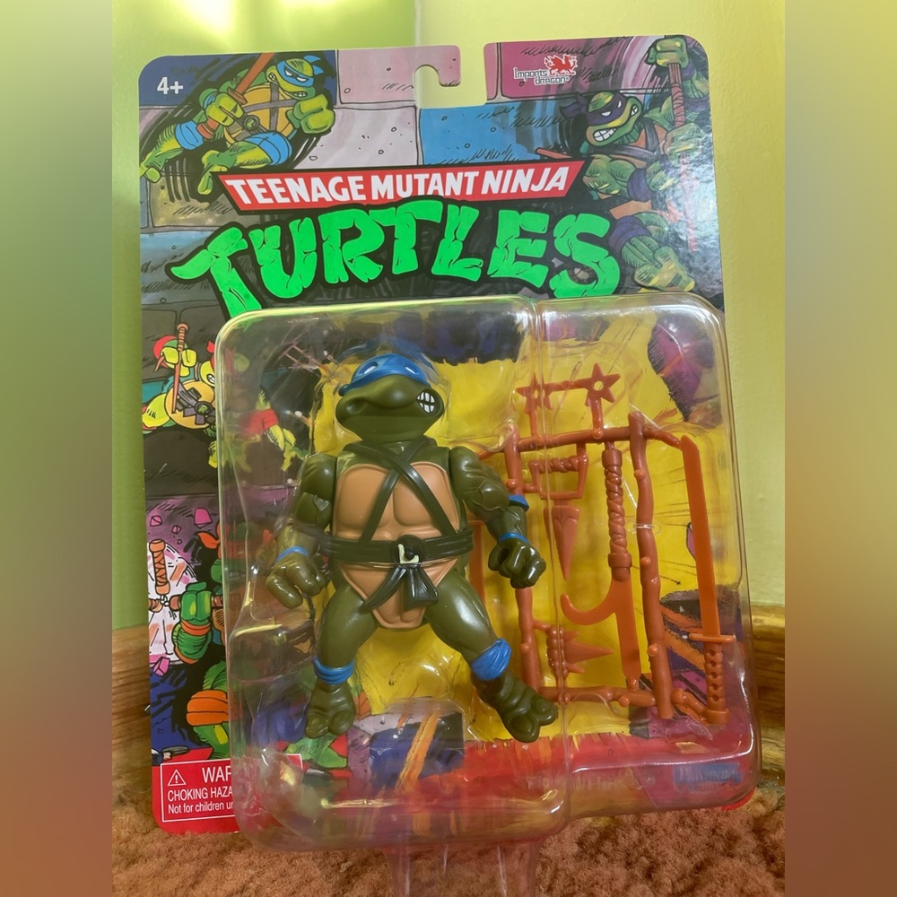 🐢 Leonardo Teenage Mutant Ninja Turtles Retrocast Playmates Action Figure 🐢